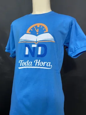 Camisa azul do Período Integral
